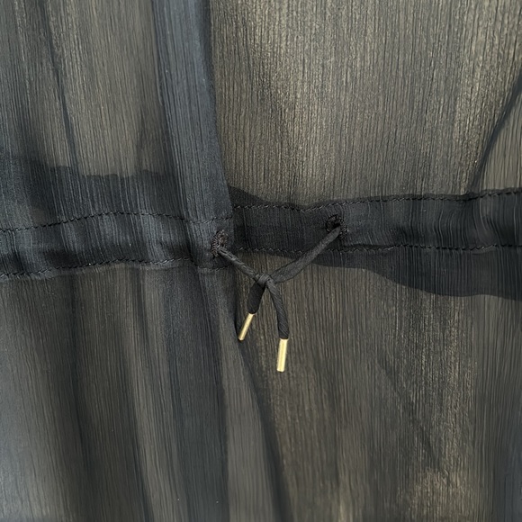 New SeeByChloe Blue Night Georgette Blouse - Picture 3 of 11